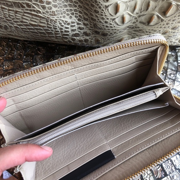 Brahmin Adina Tote Silver Birch+ Suri Wallet NWT - Picture 6 of 8
